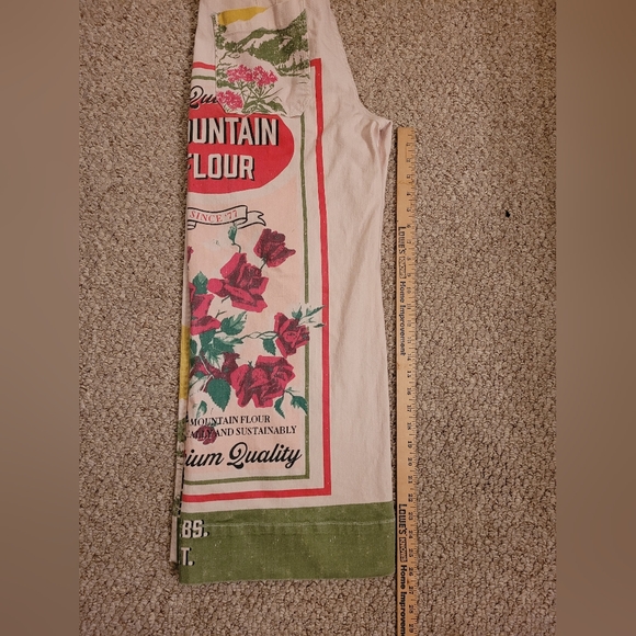 Anthropologie High Waist Cropped Printed Jeans - Picture 6 of 8